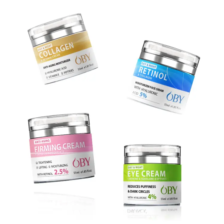 Collageen Oem Whitening Cream Volledige Set Voor Donkere Huid Vochtinbrengende Whitening Crème Set Anti-Aging Crème Huidverzorging Set