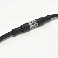 Cable de Comunicación Industrial PROFIBUS DP, Personalizado, Impermeable, M12 Código B, 5 Pines, para Módulos IO Distribuidos PLC