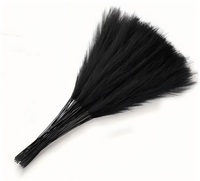 Vente chaude : Branches artificielles réalistes de 55 cm en soie et fausses plumes de pampa, faites à la main, pour décorations de Noël, de mariage et de maison, en gros