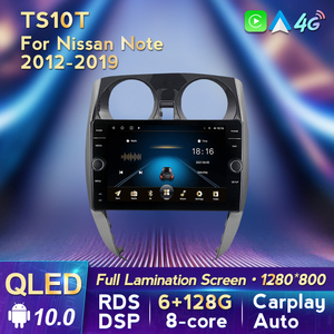 Autoradio pour <span class=keywords><strong>Nissan</strong></span> <span class=keywords><strong>Note</strong></span> 2012 à 2019, lecteur multimédia, écran 4G, bluetooth, fonction QLED, Android, contrôle vocal, vidéo, pour voiture - Product Image 3