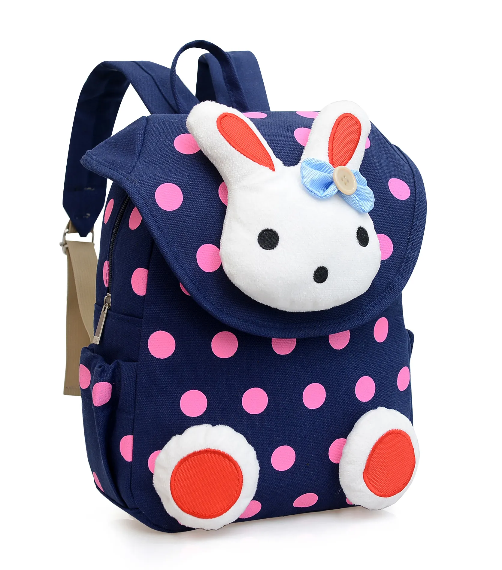 Tavşan tavşan çanta moda tasarım üreticisi özel logo hayvan çocuk sırt çantası kötü bunny çanta miff