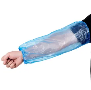 厂家低价无纺布PP一次性臂套防水PE塑料彩色袖套