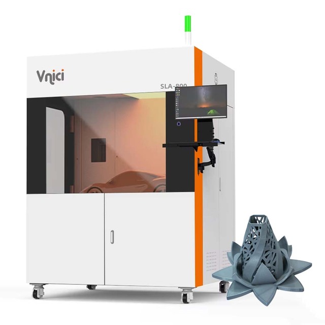Industrial 3D SLA Printer SLA800-Stereolithography Technology Variable Laser Spot Large Parts Prototyping Operation New USB