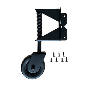 Roues à roulettes réglables en acier robuste <span class=keywords><strong>pour</strong></span> porte battante Petites roulettes à <span class=keywords><strong>ressort</strong></span> Porte coulissante Petite ciblée en acier inoxydable - Product Image 1