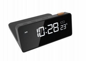 Relojes de mesa de escritorio inteligentes de diseño moderno para <span class=keywords><strong>iPhone</strong></span> Función de carga inalámbrica rápida <span class=keywords><strong>Snooze</strong></span> Hecho de plástico - Product Image 2