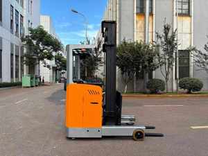 Electric Stacker Forklift 1Ton 1.5Ton Forward Reach <b>Standing</b> Drive Full Electric Pallet Truck Imported <b>Engine</b> Pump Motor Gear - Product Image 2