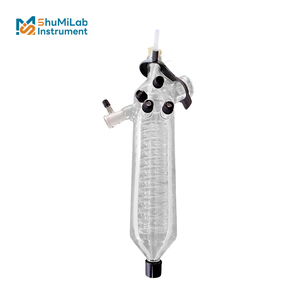 Borosilicate 3.3 hóa học cuộn dây thủy tinh ngưng tụ Ống ThủY Tinh phòng thí nghiệm thủy tinh borosilicate thủy tinh ngưng tụ - Product Image 4