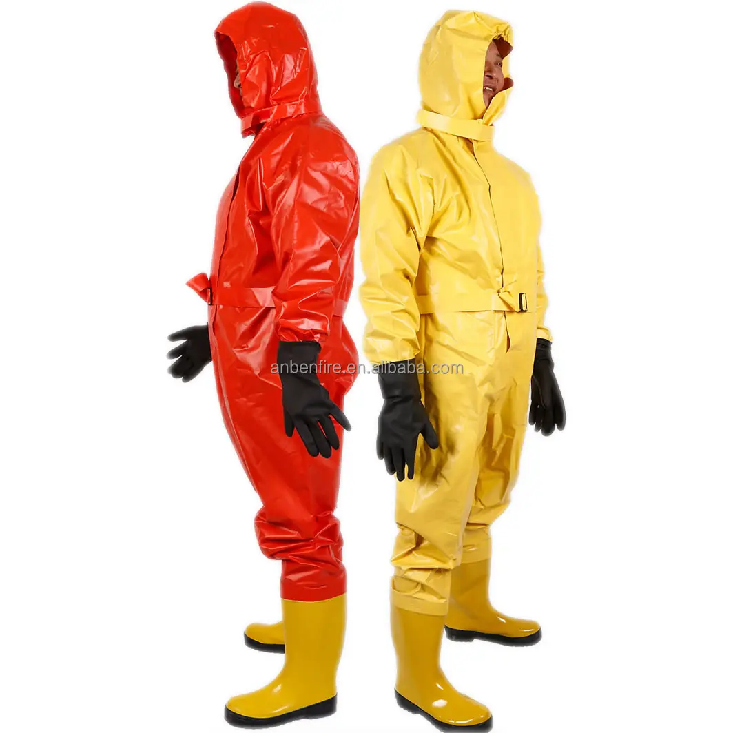 Sản Xuất Chuyên Nghiệp Chất Liệu Pvc Màu Vàng Hóa Chất An Toàn Phù Hợp Với Chemicalproof Suits