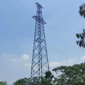 Điện 132KV/330kv/66kv/110kv Truyền Tải Điện Ống Tháp Với Nhúng Nóng Mạ Kẽm