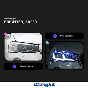 Fari a LED Accessori Auto Adatti per <span class=keywords><strong>BMW</strong></span> <span class=keywords><strong>X3</strong></span> F25 X4 F26 <span class=keywords><strong>2010</strong></span> Fari Aggiornati -2017 Fari <span class=keywords><strong>X3</strong></span> X4 con Lente DRL G30 - Product Image 6