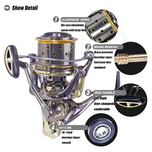 WEI Moulinets <span class=keywords><strong>Spinning</strong></span> GX8000-12000 16 + 1BB Carretel Peche De La Carpe <span class=keywords><strong>Moulinet</strong></span> En Mer Longue Ligne Mer Pêche Surf Reel - Product Image 4