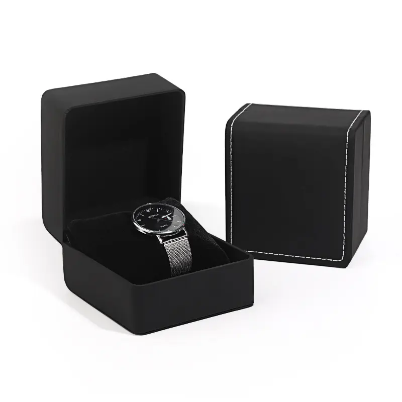 Storage Gift Travel Packaging Display In Stock Watches Pu Leather Wooden Custom Watch Timepieces Jewelry Boxes