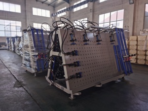 Chế biến gỗ thủy lực hai mặt gỗ Cửa Sổ Khung cửa lắp ráp máy ép - Product Image 6