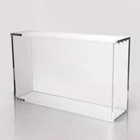 Boîte de présentation en acrylique pour collection ultra premium Pokémon PTCG 151 avec couvercles magnétiques robustes, présentoir, boîte de protection en acrylique