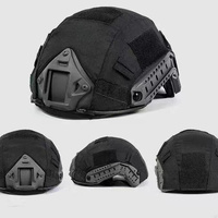 Housse de casque universelle noire FAST, nouvelle housse de casque, cordon élastique, accessoire de modification de casque tactique, housse de casque