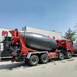 รถผสมคอนกรีต SHACMAN สีแดง 8x4 ถังบรรจุปูนซีเมนต์ 12 ลูกบาศก์เมตร รถบรรทุกสำหรับงานก่อสร้างหนัก - Product Image 5