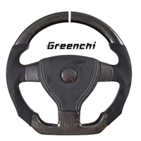 Volant sport en cuir et fibre de carbone pour VW Magotan / Passat B6