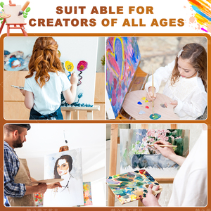 Bức tranh lớn cho bức tranh, nguồn cung cấp nghệ thuật Bông Vải Lanh pha trộn bức tranh vải, kéo dài vải trống cho sơn dầu & Acrylic - Product Image 5