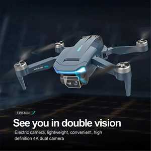Drone pliable F194 mini sans balais, avec GPS et double caméra HD 4K, télécommande pour la photographie aérienne de niveau débutant – Meilleures ventes - Product Image 6