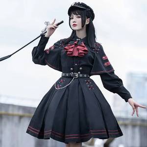 Vestidos Lolita de Fiesta Negros para Adolescentes y Mujeres, Estilo Gótico Vintage de Lujo, Disfraces de Cosplay para Chicas - Product Image 2