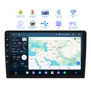 KZS T9 Universal, Pantalla IPS de 9 Pulgadas, 8 Núcleos, Unidad Principal Android, GPS, Amplificador, Carplay, Android Auto, Radio Estéreo para Auto, Reproductor de DVD para Auto - Product Image 1