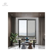 Nuevo diseño se puede personalizar Panel doble Inicio Ventanas de aluminio Ventanas de vidrio de aluminio modernas