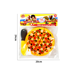 Juego de 6 piezas para cortar <span class=keywords><strong>pizza</strong></span> con cuchillo de juguete, juguetes de comida simulada para niños, fracciones de partes enteras, educación temprana, regalo para niños pequeños - Product Image 4
