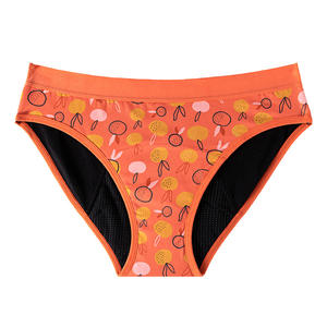 Culottes de première qualité pour femme, taille XXS, motif uni, avec 4 couches de sécurité, taille mi-haute, confortables, respirantes, séchage rapide, coton et élasthanne - Product Image 6