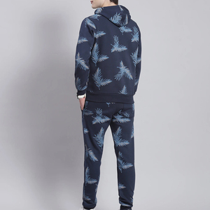 Vêtements de sport d'hiver pour hommes de haute qualité en gros, vêtements de rue, vêtements de sport à capuche, OEM personnalisé, survêtement de sport en polyester, sublimation, 2 pièces - Product Image 4