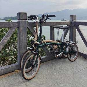 Bicicleta Plegable VOMO de 16 Pulgadas, 9 Velocidades, para Adultos, Uso Urbano, BMX, para Hombre y Mujer, Triple Plegado - Product Image 6