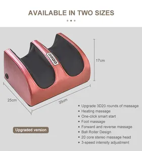 Foot Spa Leg Massager Machine Air Compression Heat Vibration Shiatsu Foot Electric Foot Massager