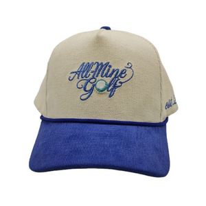Gorra de Béisbol de Cinco Paneles en Dos Tonos, Gorra Snapback con Visera de Corduroy - Product Image 4