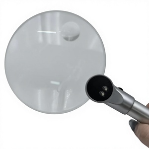 مكبر جيب محمول قابل للطي مع ضوءين LED وعدسة زجاجية 130 مم وإطار معدني عالي الجودة لقراءة الكتب - Product Image 2