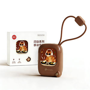 Mini Banco de Energía con Diseño Animado, 10000mAh, Cable Integrado, Carga Rápida de 22.5W, Cargador Portátil de Polímero de Litio Tipo-C - Product Image 5