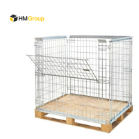 Cages en fil métallique empilables et pliables de différentes tailles disponibles