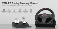 Volant de jeu pour PS4/PC/Xbox Series, volant de course pour Nintendo Switch