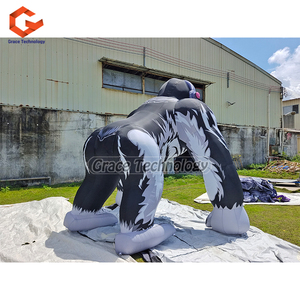 Thương mại khổng lồ <span class=keywords><strong>Inflatable</strong></span> Đen GORILLA quảng cáo <span class=keywords><strong>Inflatable</strong></span> động vật nhân vật cho lễ hội âm nhạc sân khấu đạo cụ - Product Image 5