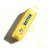 Jouet sensoriel anti-stress en forme de bâton de beurre, non élastique, à presser, modelable, en gros, pour la vente au détail