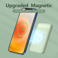 Power Bank Magnetik Nirkabel 10000mAh 15W Terlaris, Pengisian Cepat PD22.5W, Ultra Tipis, Mini, Portabel & Stasiun Pengisian Daya
