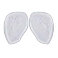 Demi-semelles en gel transparent souple pour femmes, coussinets d'avant-pied pour talons hauts, 3 styles, inserts antidérapants pour chaussures, soulagement de la douleur, confort PU