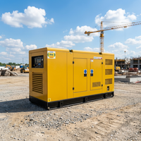 Générateur diesel silencieux à châssis ouvert 150 kVA 120 kW, alimentation de secours avec ATS pour bâtiments commerciaux