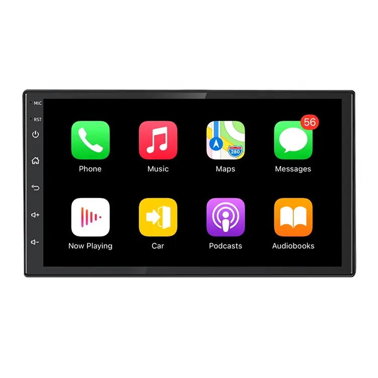 Universal 7" inch 2din Car Stereo DVD Player BT Radio USB/TF /FM Vehicle Navigation 7168C