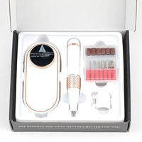Ponceuse à Ongles Électrique Professionnelle 40000 tr/min Portable Rechargeable pour Acrylique et Gel, Idéale pour Salon de Manucure