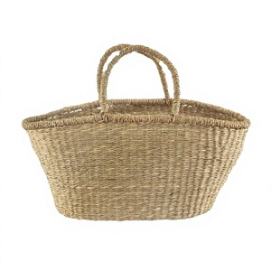 Bolso de mano de paja estilo bohemio con diseño de moda, bolso de playa de verano, bolso tote de paja de moda de HNH Craft Vietnam - Product Image 1