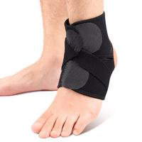 Attelle de cheville unisexe respirante et antidérapante avec protection professionnelle en matériau SBR pour le football et autres sports