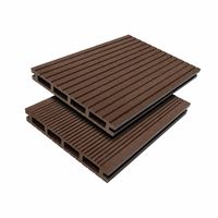 Planches de terrasse en composite WPC de première génération, double face rainurée, antidérapantes, imperméables, creuses, pour sols extérieurs, 150x25mm