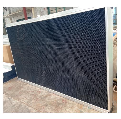 Пластиковая система воздушного охлаждения, пластиковая охлаждающая Подушка, настенная влажная занавеска, охлаждающая подушка из ПП или ПВХ для теплицы, птицы, фруктов