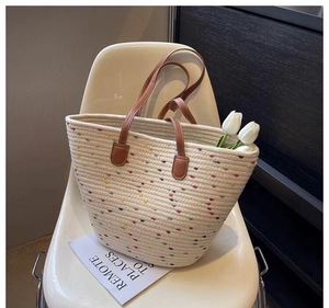 Sac à main tendance pour femme en paille tressée, sac de plage décontracté, sac à bandoulière fait main, sacs d'été naturels – Grande Vente - Product Image 4