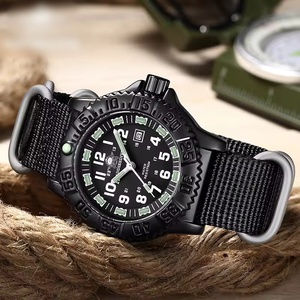 Top classique bracelet en <span class=keywords><strong>Nylon</strong></span> hommes luxe étanche lumineux montre-bracelet horloge Relogio Masculino Sports de plein air montres E0145 - Product Image 6