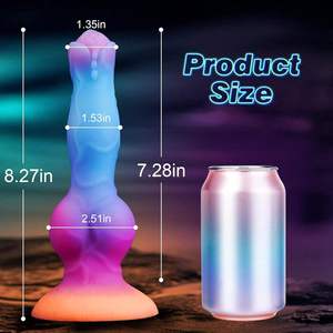 Dildo Luminosi a Forma di Animali, Giocattoli per Adulti, Pene Realistico a Forma di Cane, Dildo Anale, Bellissimi Giocattoli Sessuali per Donne e Uomini - Product Image 4